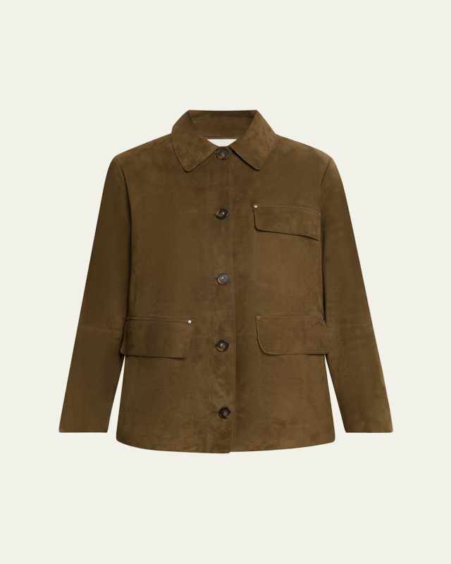 Oversized Suede Jacket